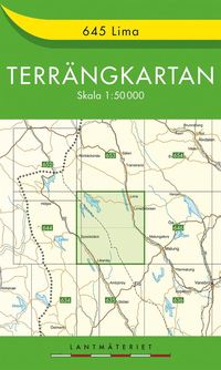 bokomslag 645 Lima Terrängkartan : 1:50000