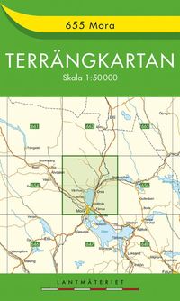 bokomslag 655 Mora Terrängkartan : 1:50000