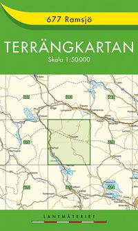 bokomslag 677 Ramsjö Terrängkartan : 1:50000