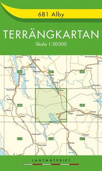 bokomslag 681 Alby Terrängkartan : 1:50000