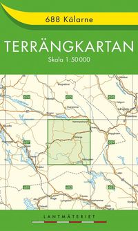 bokomslag 688 Kälarne Terrängkartan