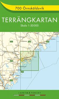 bokomslag 700 Örnsköldsvik Terrängkartan : 1:50000