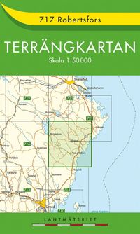 bokomslag 717 Robertsfors Terrängkartan : 1:50000