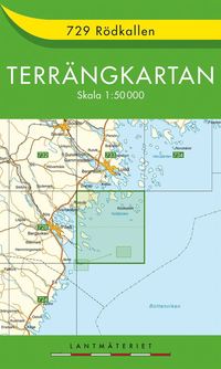 bokomslag 729 Rödkallen Terrängkartan : 1:50000