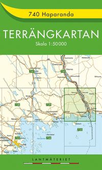 bokomslag 740 Haparanda Terrängkartan : 1:50000