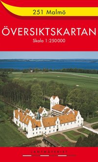 bokomslag 251 Malmö Översiktskartan : 1:250000