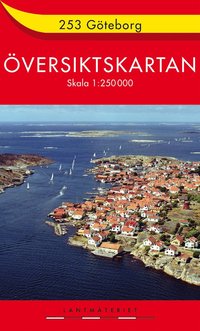 bokomslag 253 Göteborg Översiktskartan : 1:250000