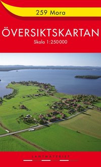 bokomslag 259 Mora Översiktskartan : 1:250000
