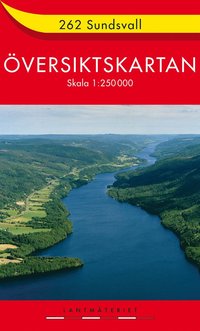 bokomslag 262 sundsvall Översiktskartan : 1:250000