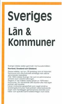 bokomslag Sveriges Län och Kommuner, falsad