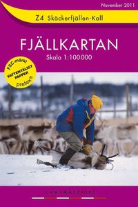 bokomslag Z4 Skäckerfjällen-Kall Fjällkartan : 1:100000