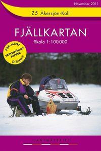 bokomslag Z5 Åkersjön-Kall Fjällkartan : 1:100000