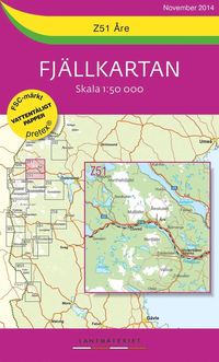 bokomslag Z51 Åre Fjällkartan : 1:50000