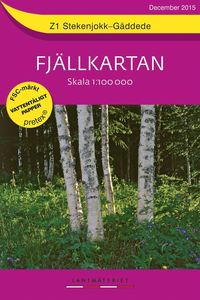 bokomslag Z1 Stekenjokk-Gäddede Fjällkartan : 1:100000