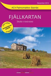 bokomslag AC4 Fatmomakke-Saxnäs Fjällkartan : 1:100000