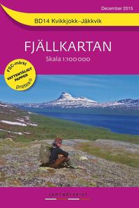 bokomslag BD14 Kvikkjokk-Jäkkvik Fjällkartan : 1:100000