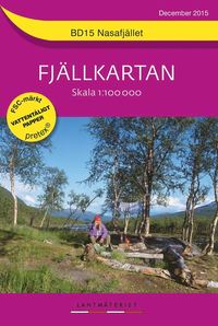 bokomslag BD15 Nasafjället Fjällkartan : 1:100000
