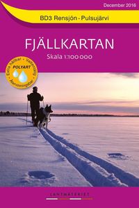 bokomslag BD3 Rensjön-Pulsujärvi Fjällkartan : 1:100000