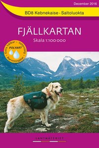 bokomslag BD8 Kebnekaise-Saltoluokta Fjällkartan : 1:100000