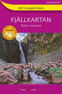 bokomslag W2 Fulufjället-Sälen Fjällkartan : Skala 1:100 000