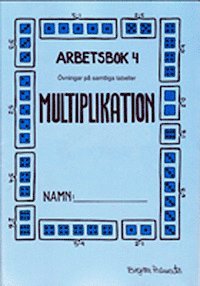 UTGÅTT !!! Multiplikation arbetsbok 4, Häftad