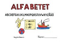 UTGÅTT !!! Alfabetet, Häftad