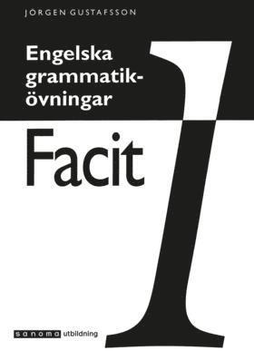 Jörgen Gustafsson - Engelska gram.övn. 1 Elevfacit 5 st, Häftad
