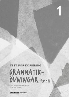 Grammatikövningar för sfi. D. 1, Test för kopiering