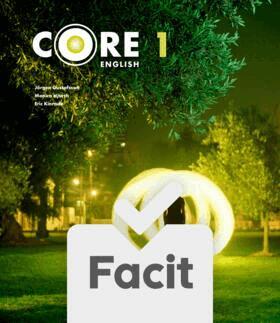 Jörgen Gustafsson, Monica Hjorth, Eric Kinrade - Core English 1 Elevfacit, Häftad