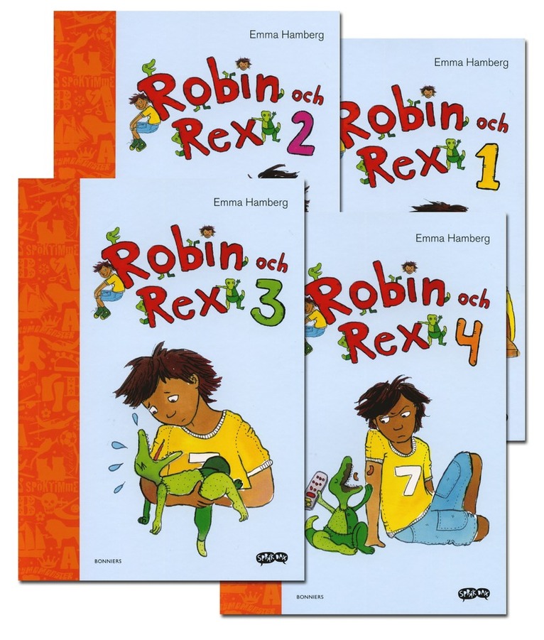 Emma Hamberg - Robin och Rex - paket (4 titlar), Häftad