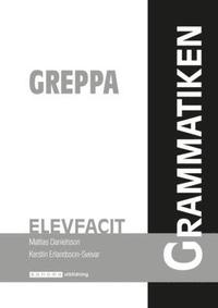 bokomslag Greppa grammatiken Elevfacit