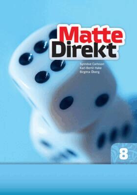 Synnöve Carlsson, Karl Bertil Hake, Birgitta Öberg - Matte Direkt 8, Häftad