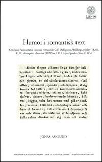 bokomslag Humor i romantisk text