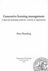 Generative learning management 1