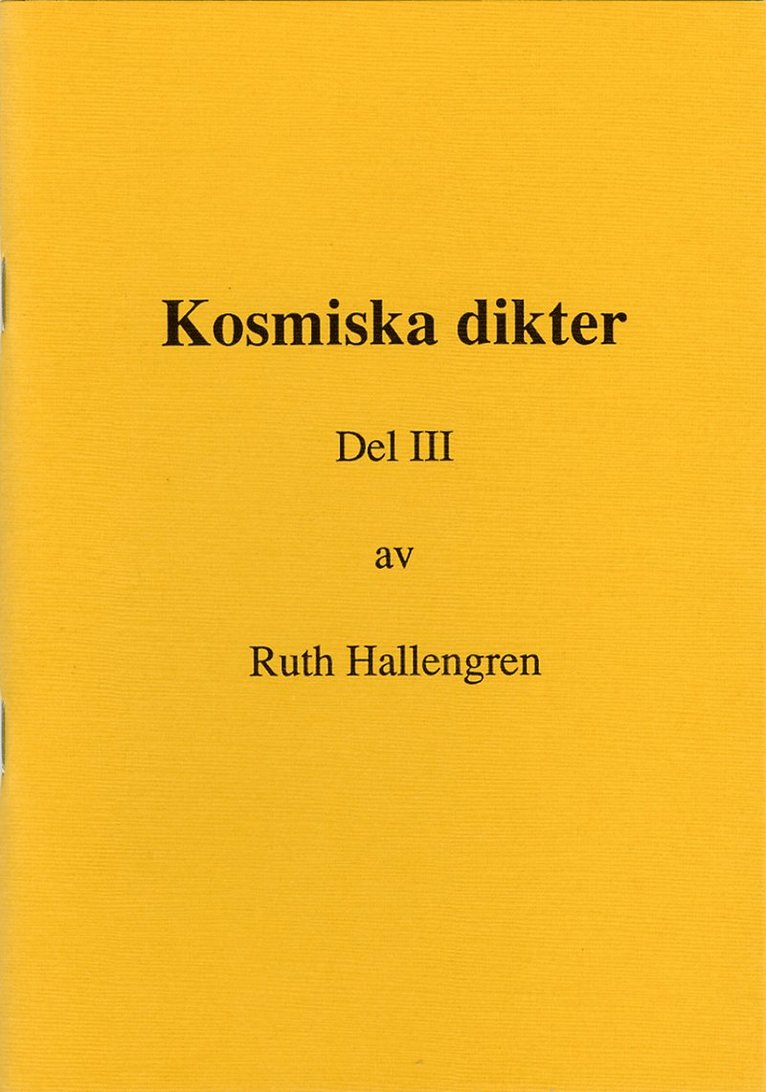 Kosmiska dikter 3