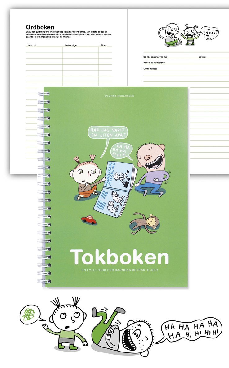Tokboken : en fyll-i-bok för barnens betraktelser 1