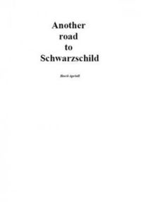 bokomslag Another road to Schwarzschild