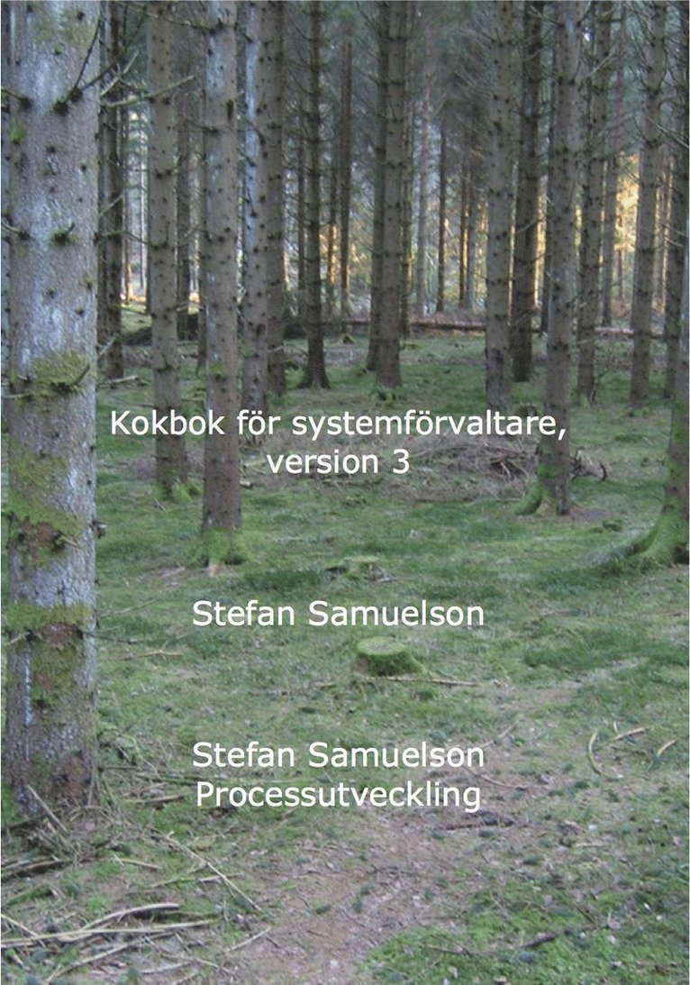 Kokbok för systemförvaltare, version 3 1