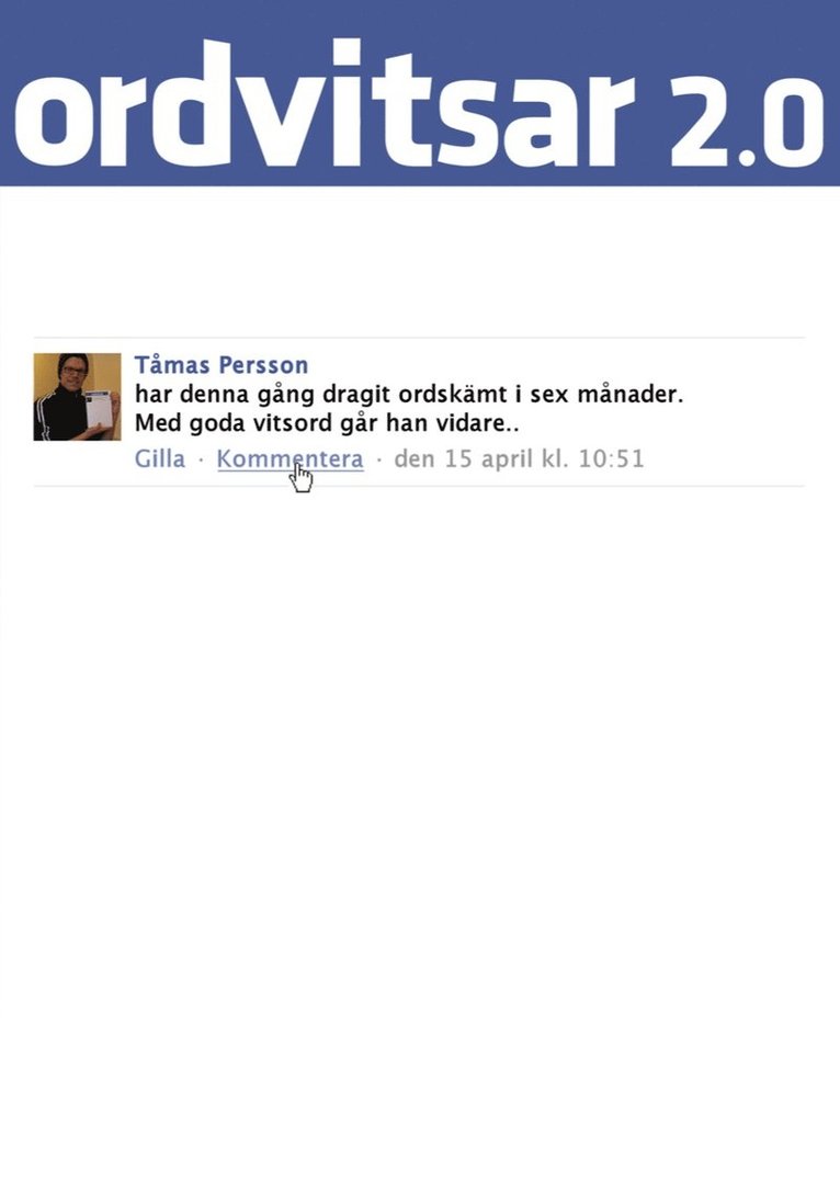 Tåmas Persson - Ordvitsar 2.0, Häftad