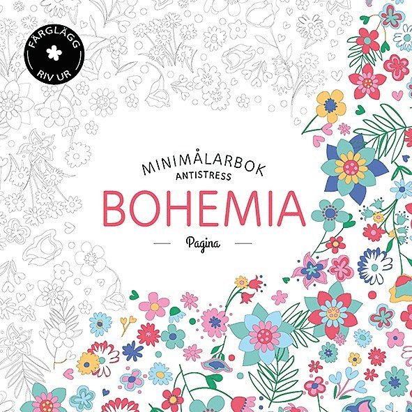 Bohemia. Minimålarbok antistress, Häftad