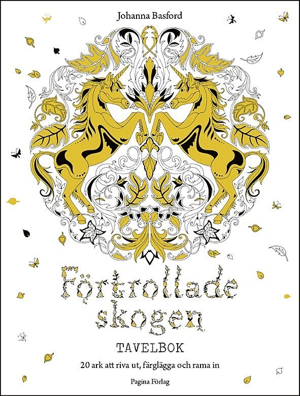 Johanna Basford - Förtrollade skogen : tavelbok, Häftad