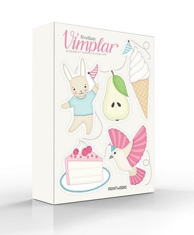 bokomslag Tovelisas vimplar - 40 figurer att klippa och hänga upp