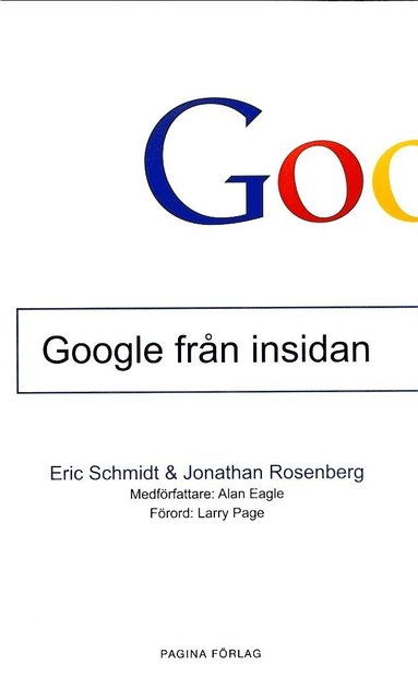 bokomslag Google från insidan