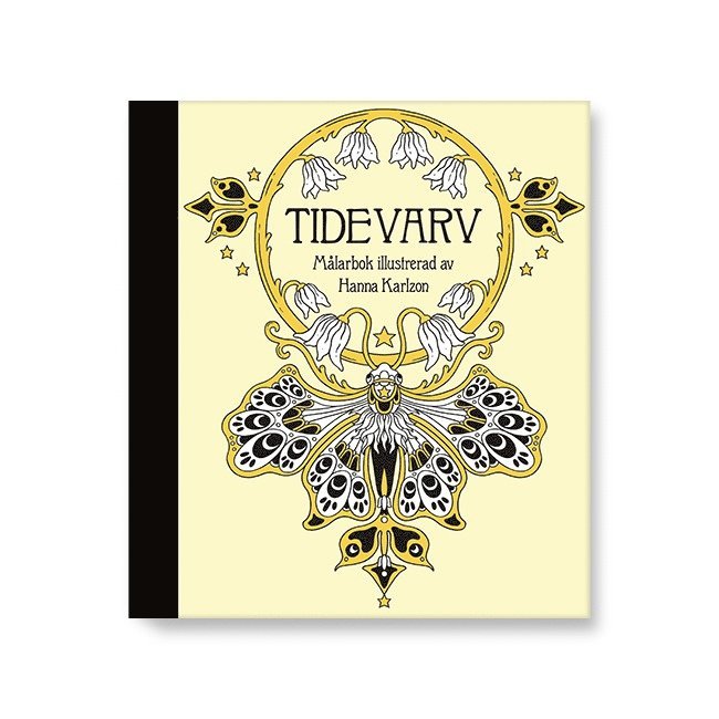 Hanna Karlzon - Tidevarv : målarbok, Inbunden
