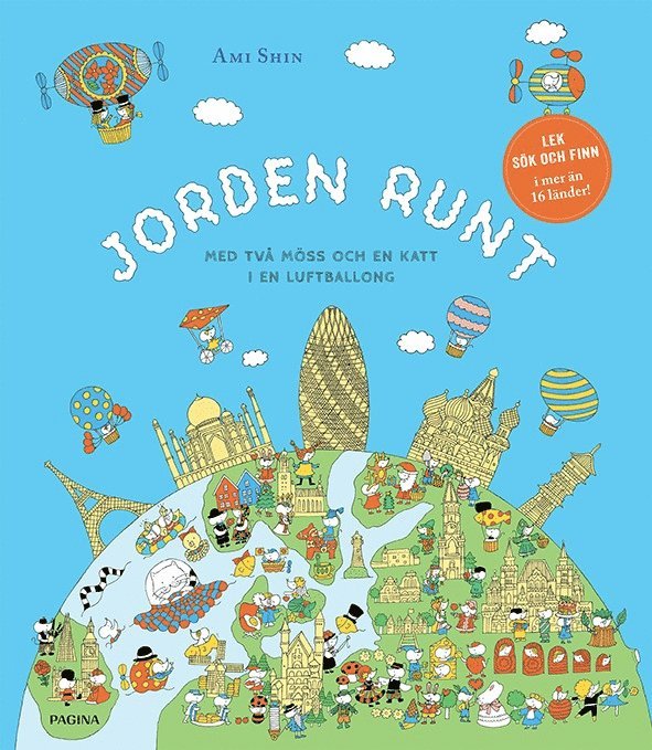 Jammie Harris - Jorden runt : med två möss och en katt i en luftbalong, Inbunden