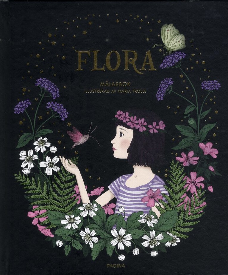 Flora : målarbok, Inbunden. Tillgänglighet: Slutsåld