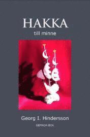 Georg  I. Hindersson - HAKKA till minne, Kartonnage