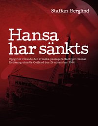 bokomslag Hansa har sänkts : uppgifter rörande det svenska passagerarfartyget Hansas förlisning utanför Gotland den 24 november 1944