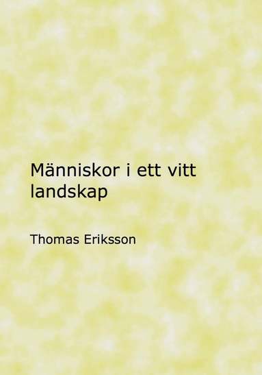 Thomas Eriksson - Människor i ett vitt landskap, Häftad