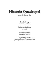 bokomslag Historia Quadrupel